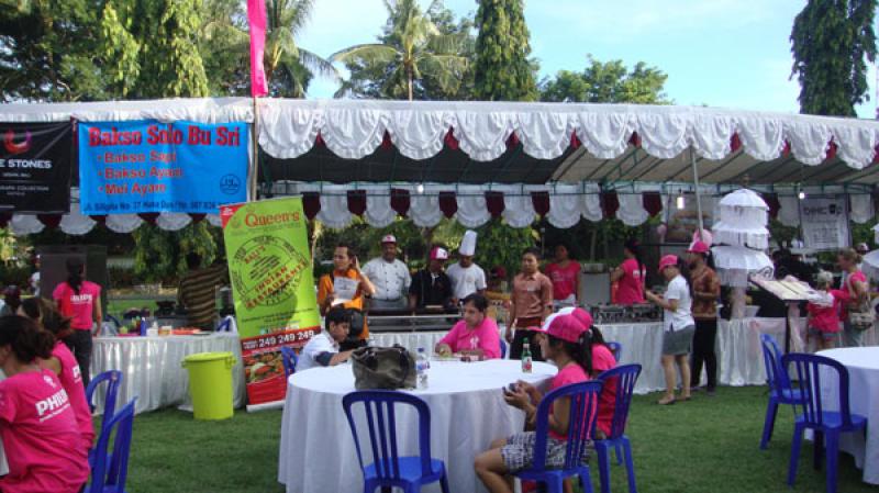 Bali pink ribbon festival, bali indian restaurant, indian food restaurant in bali
